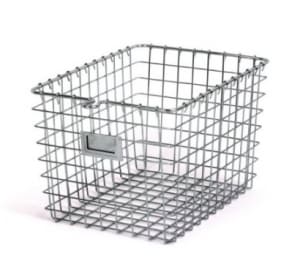 Chrome Small Storage Basket | The Mindful Shopper