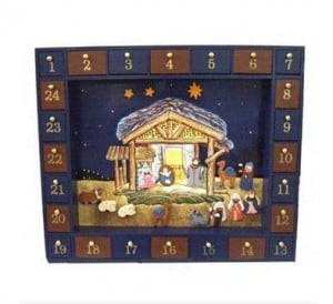 Kurt Adler Nativity Advent Calendar  | Super Fun Advent Calendars