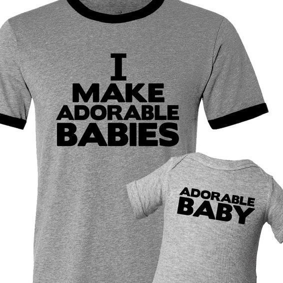 I Make Adorable Babies T-Shirt Set | Gifts For Guys