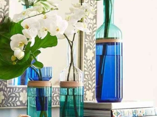 Split-Top Bottle Vases