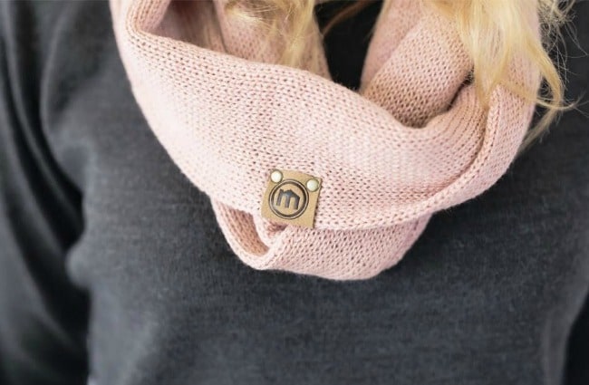 Dusty Pink Infinity Scarf