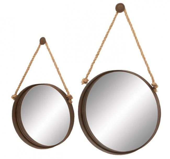 Metal and Mirror, Set of 2 ($103)